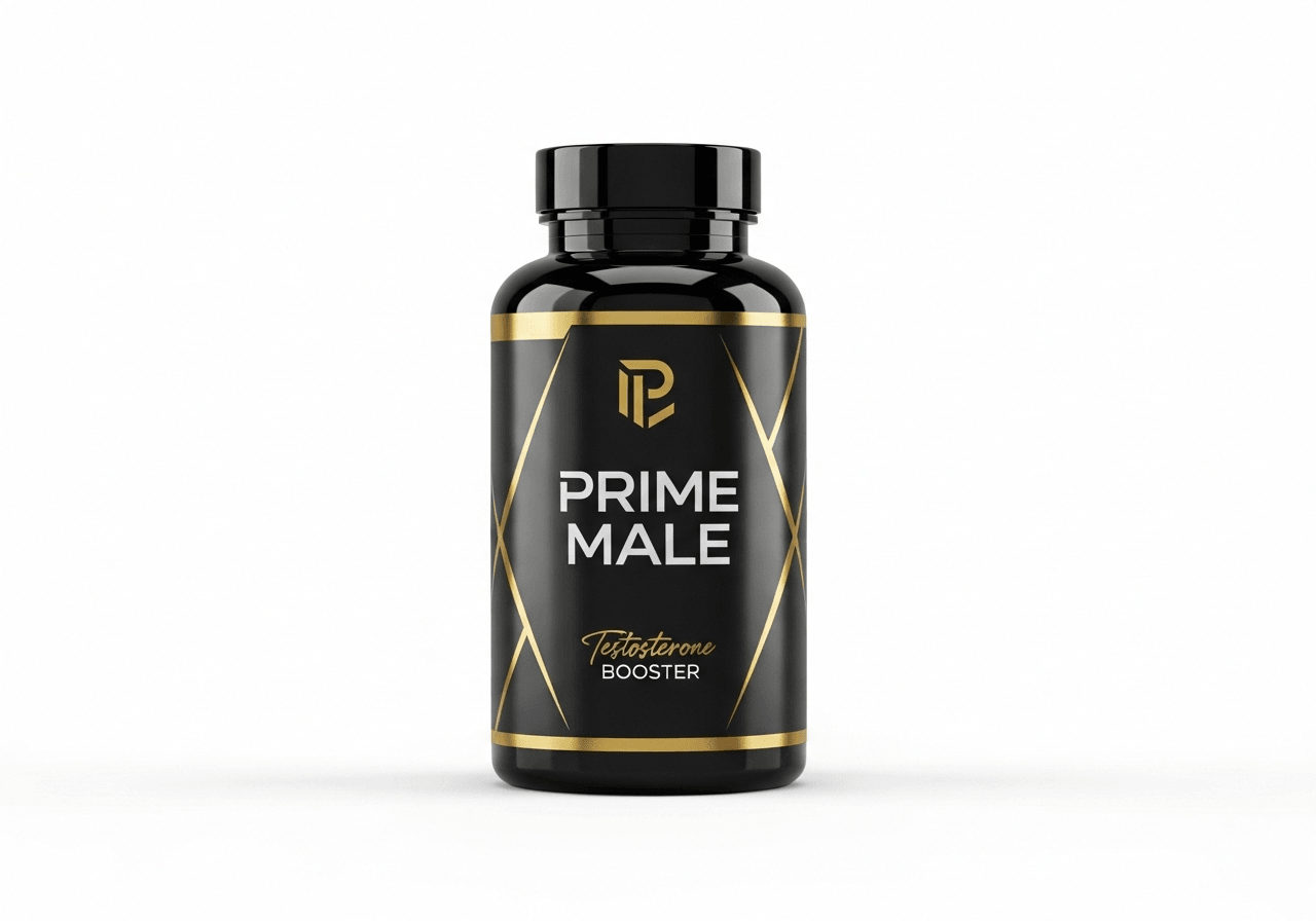 Prime Male testosterone booster supplement bottle