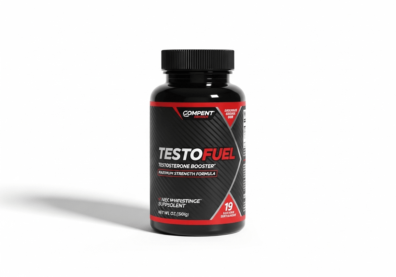 TestoFuel testosterone booster supplement bottle